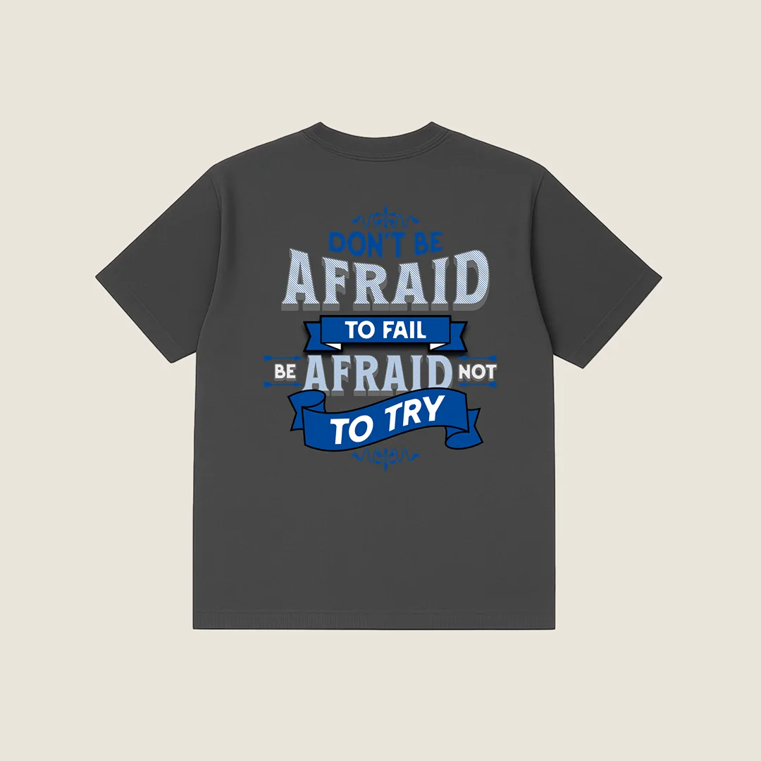 T-Shirt Oversized Don't be Afraid - Image 4