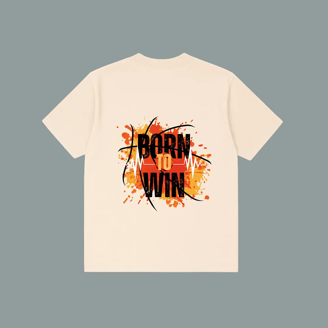 T-Shirt Oversized Born to win - Image 1